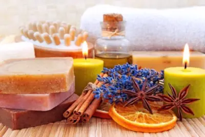 Vela artesanal canela y naranja - Velas y Jabones Vanessa Fernandez